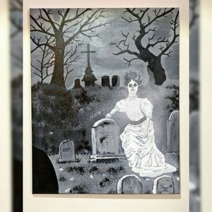 The Wight Lady in White | Original Art